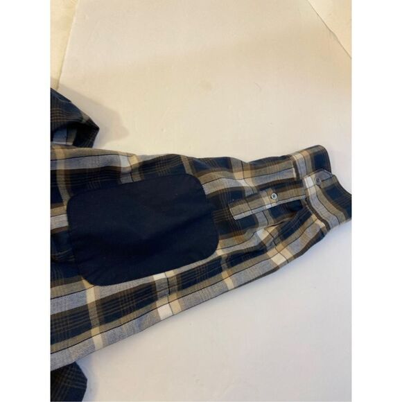 Wrangler ATG All Terrain Gear XXL Shirts Plaid rn#130273 Elbow Patch Ls - Picture 8 of 8